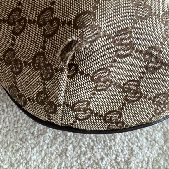Original pre-loved Gucci brown monogram canvas crossbody bag - Picture 8 of 9